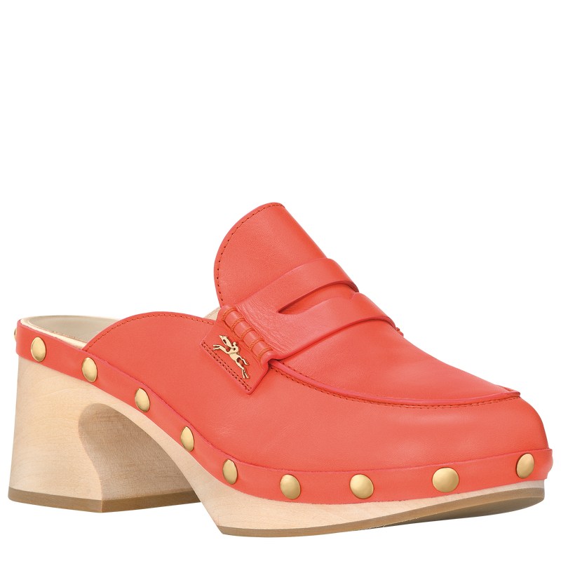 Longchamp La Cigale Clogs Strawberry | 8069JQSVN