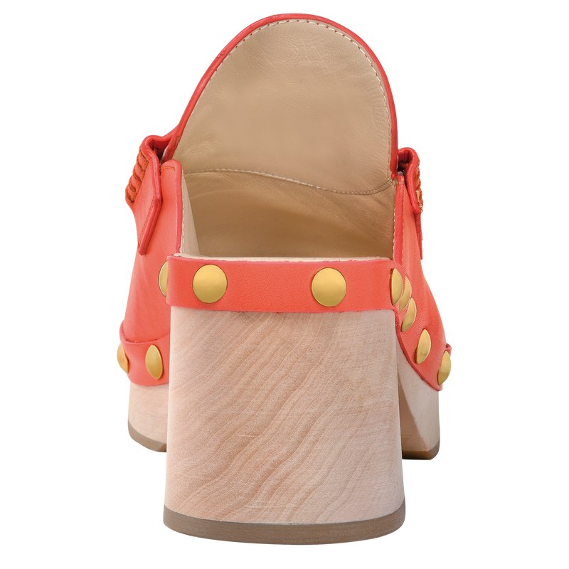 Longchamp La Cigale Clogs Strawberry | 8069JQSVN