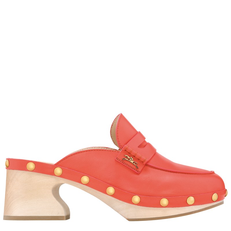 Longchamp La Cigale Clogs Strawberry | 8069JQSVN