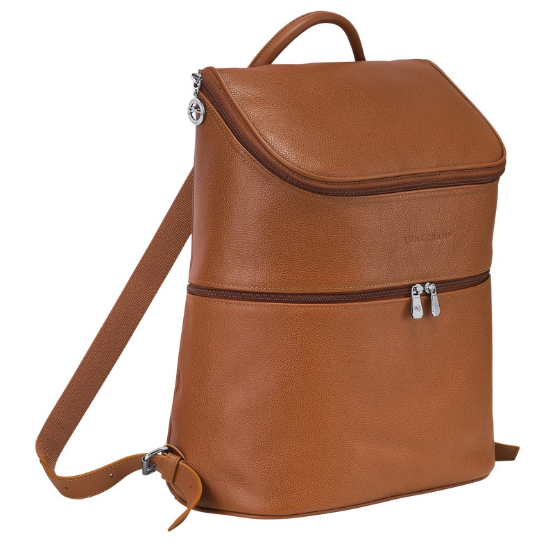 Longchamp Le Foulonné Backpack Caramel | 4159WNFMC