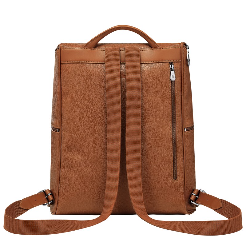 Longchamp Le Foulonné Backpack Caramel | 4159WNFMC