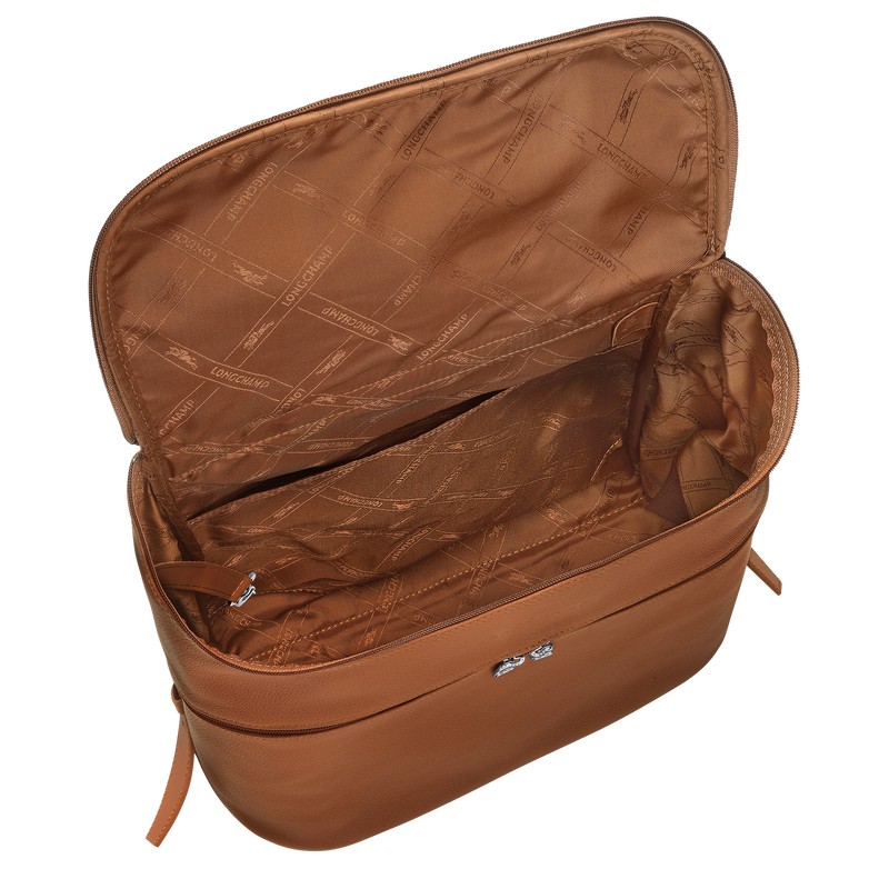 Longchamp Le Foulonné Backpack Caramel | 4159WNFMC