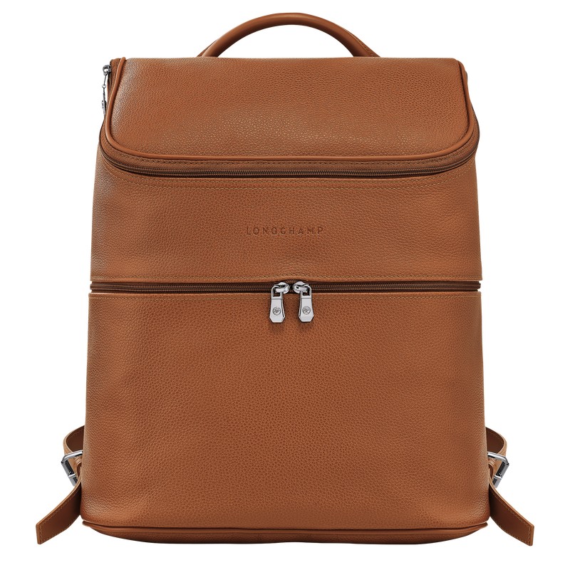 Longchamp Le Foulonné Backpack Caramel | 4159WNFMC