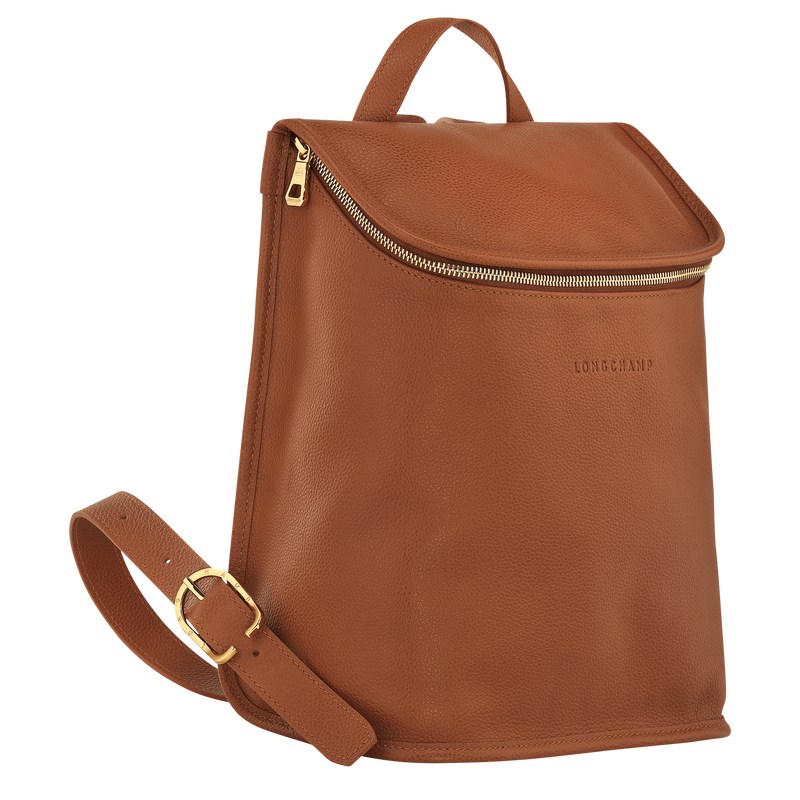 Longchamp Le Foulonné Backpack Caramel | 5471LVNGM