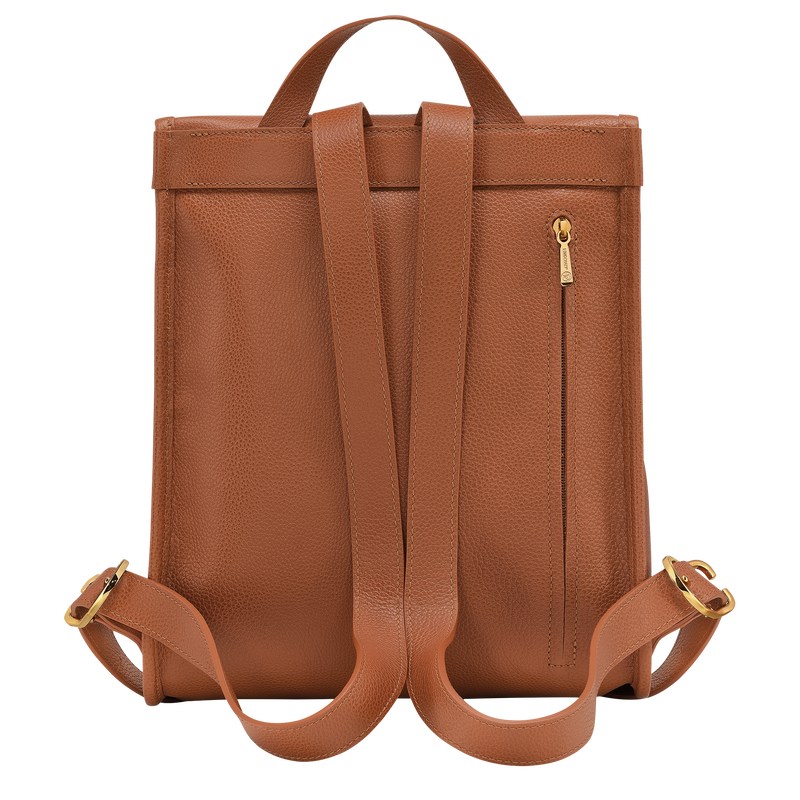 Longchamp Le Foulonné Backpack Caramel | 5471LVNGM