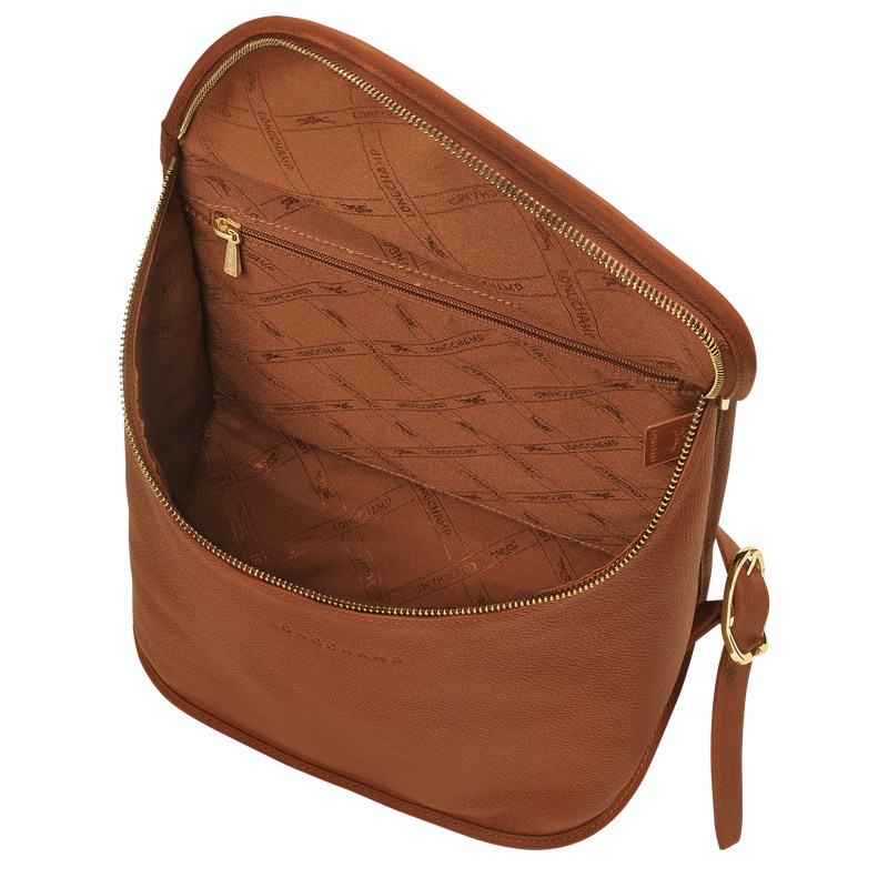 Longchamp Le Foulonné Backpack Caramel | 5471LVNGM