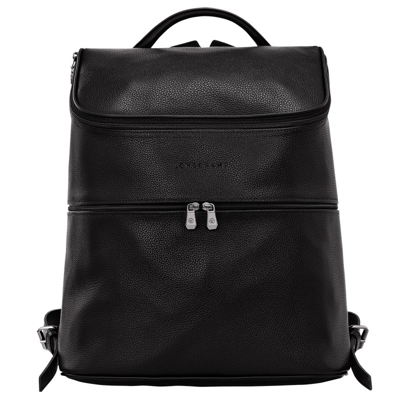 Longchamp Le Foulonné Backpack Schwarz | 9587KPLJT