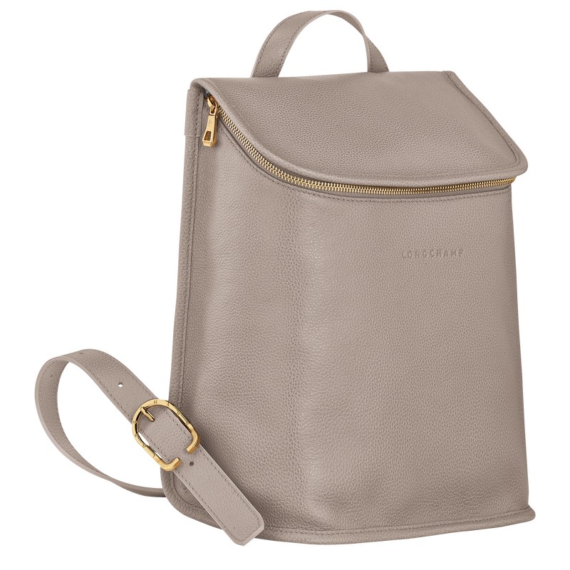 Longchamp Le Foulonné Backpack Turtledove | 0937LBGZC