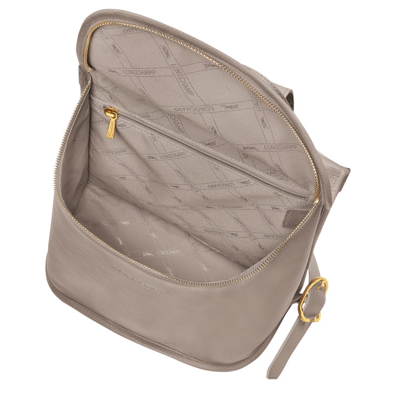 Longchamp Le Foulonné Backpack Turtledove | 0937LBGZC