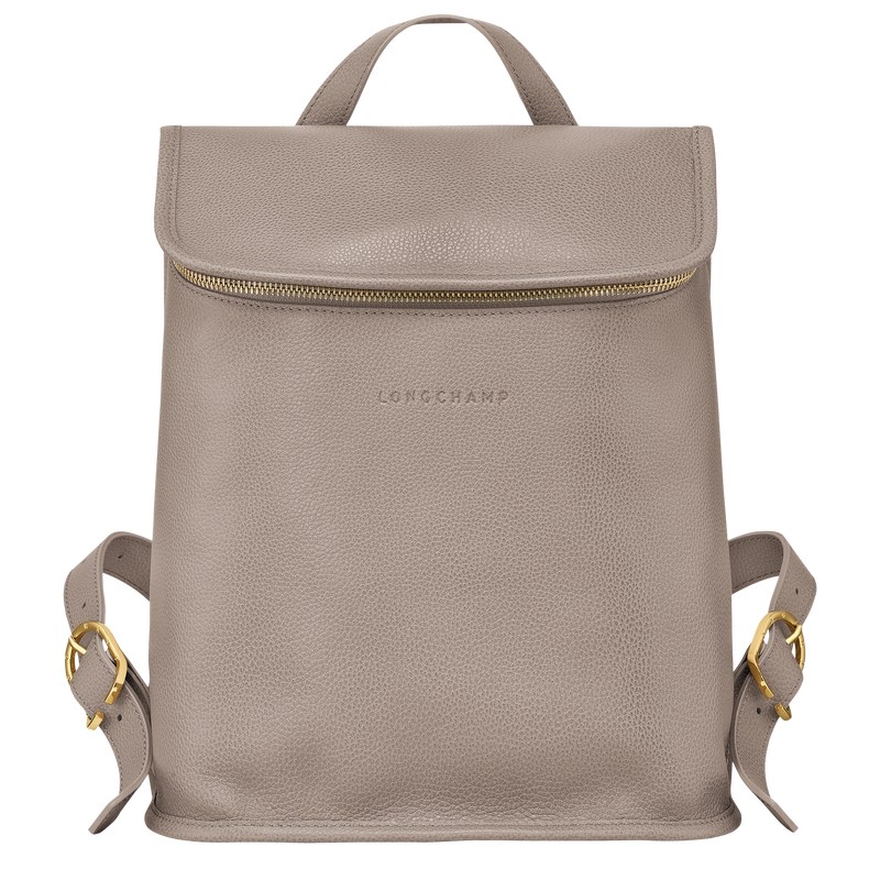 Longchamp Le Foulonné Backpack Turtledove | 0937LBGZC