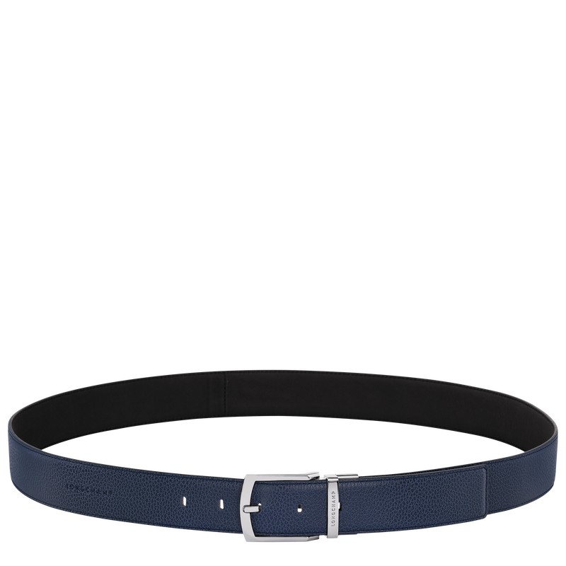 Longchamp Le Foulonné Belt Navy Schwarz | 4386JPCOU