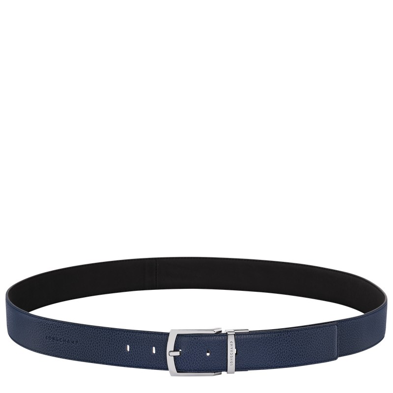 Longchamp Le Foulonné Belt Navy Schwarz | 5376OSNVY