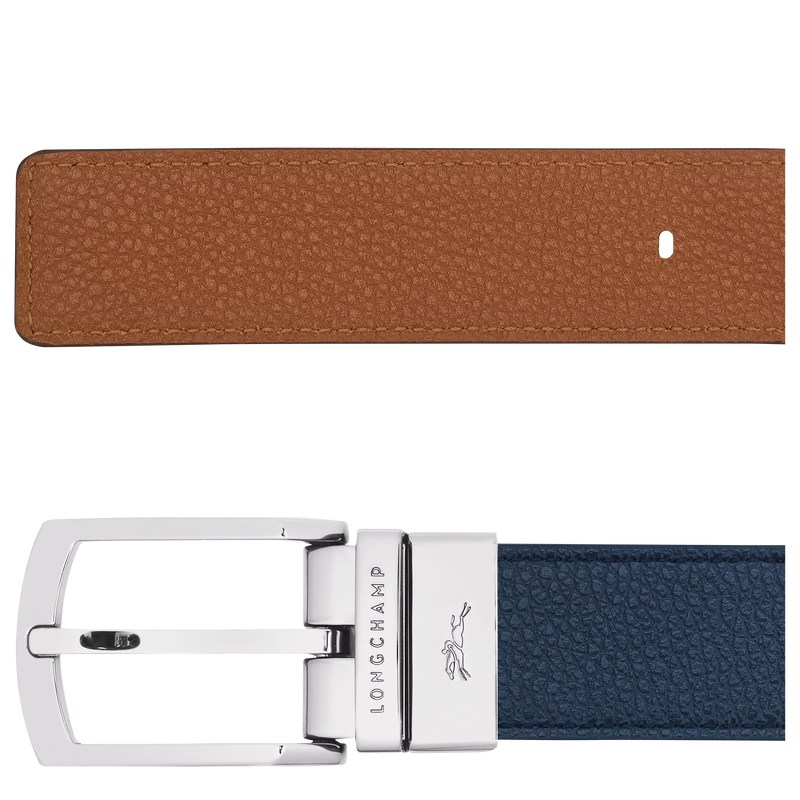 Longchamp Le Foulonné Belt Navy | 4508JLFUD