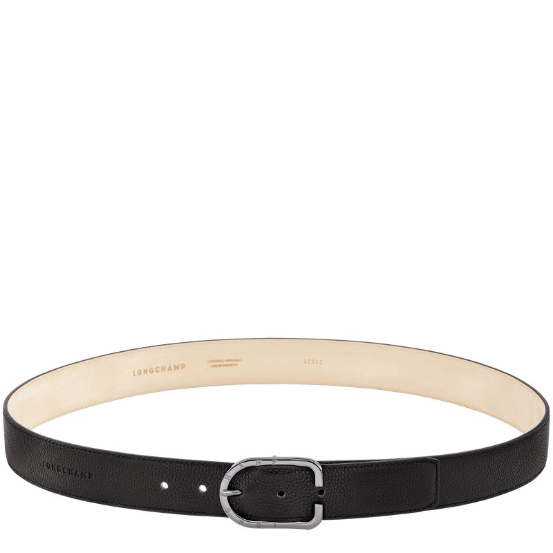 Longchamp Le Foulonné Belt Schwarz | 2809UAVTB