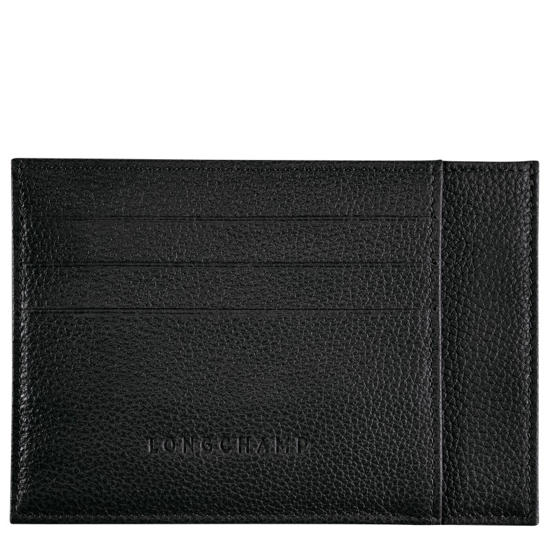 Longchamp Le Foulonné Card Holder Schwarz | 8945MURCY