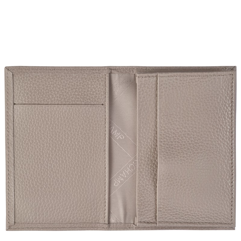 Longchamp Le Foulonné Card Holder Turtledove | 6312CJYTL