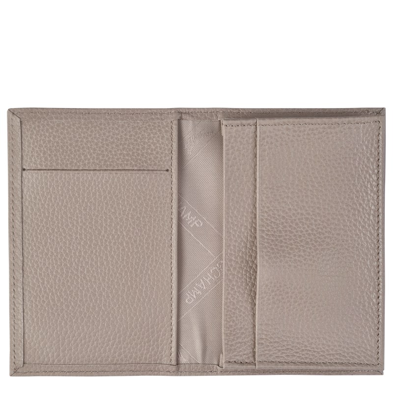 Longchamp Le Foulonné Card Holder Turtledove | 7201SXQHT