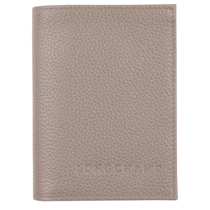 Longchamp Le Foulonné Card Holder Turtledove | 4753LOIPJ