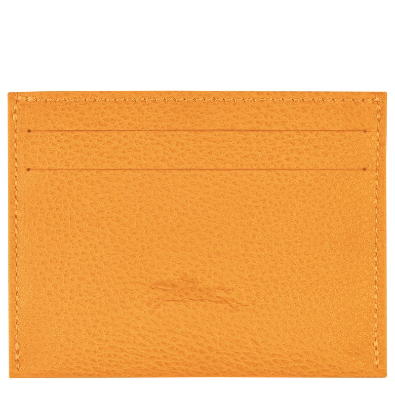 Longchamp Le Foulonné Cardholder Aprikose | 5021ZSUOH