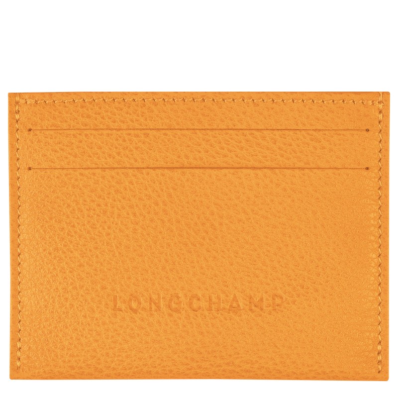 Longchamp Le Foulonné Cardholder Aprikose | 5174XOMUK