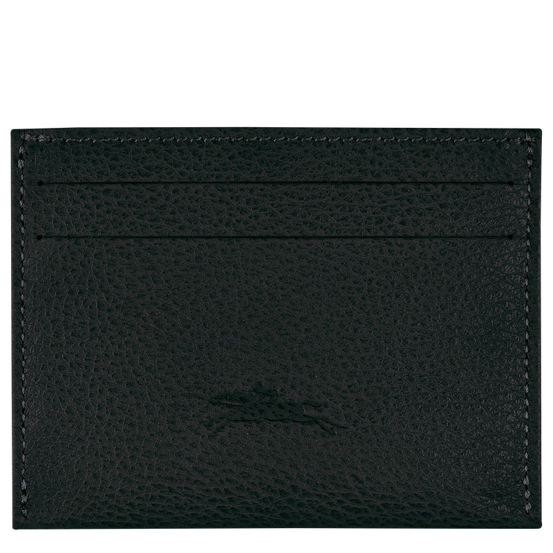 Longchamp Le Foulonné Cardholder Schwarz | 1286LWMIQ