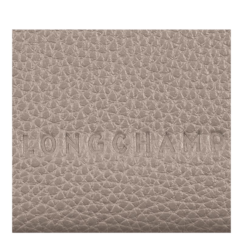 Longchamp Le Foulonné Cardholder Turtledove | 1586XRGFO