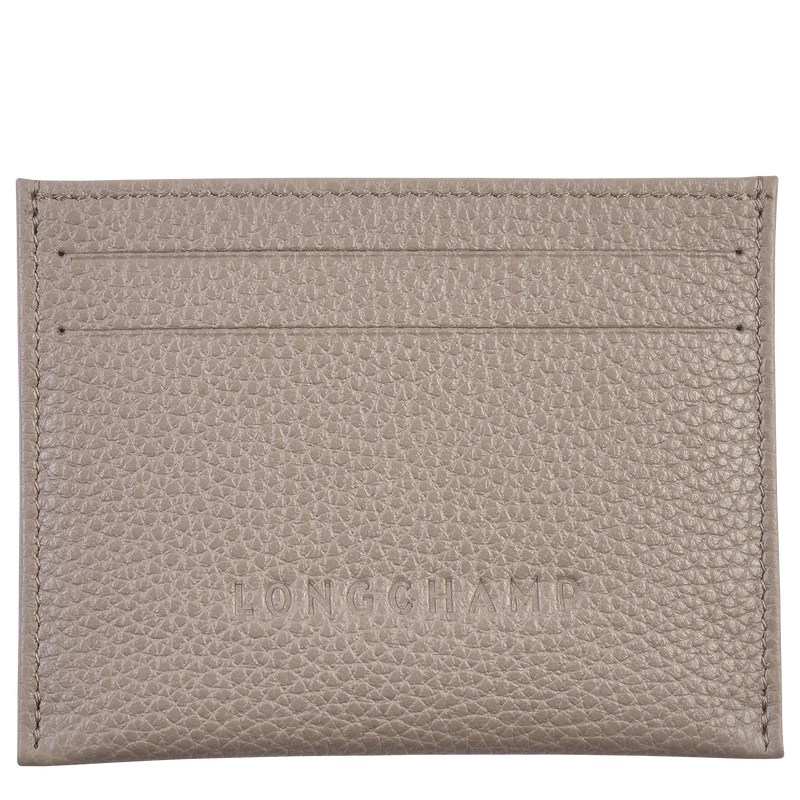 Longchamp Le Foulonné Cardholder Turtledove | 3571ASMNE