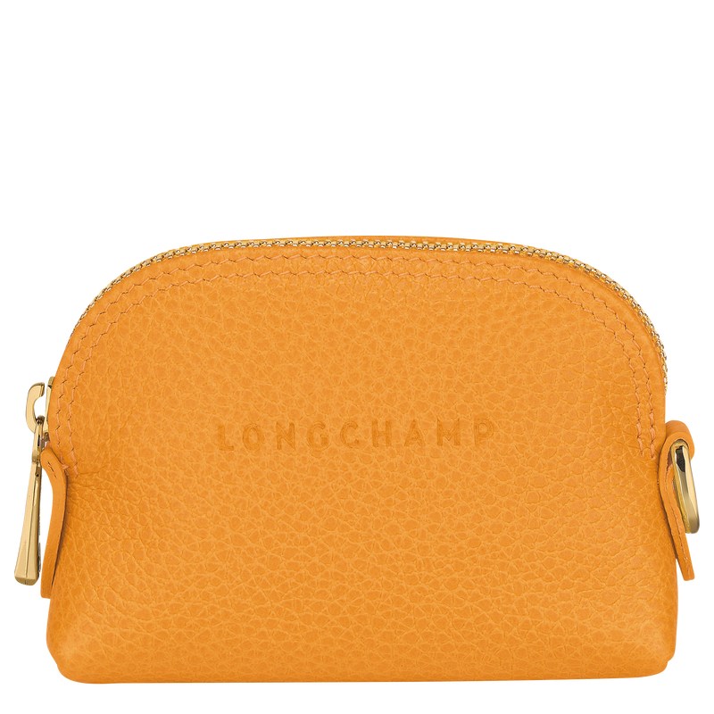 Longchamp Le Foulonné Coin Purse Aprikose | 8246SRMCF