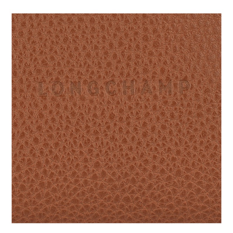 Longchamp Le Foulonné Coin Purse Caramel | 5491CGIAQ