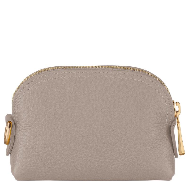 Longchamp Le Foulonné Coin Purse Turtledove | 6854XTNHK