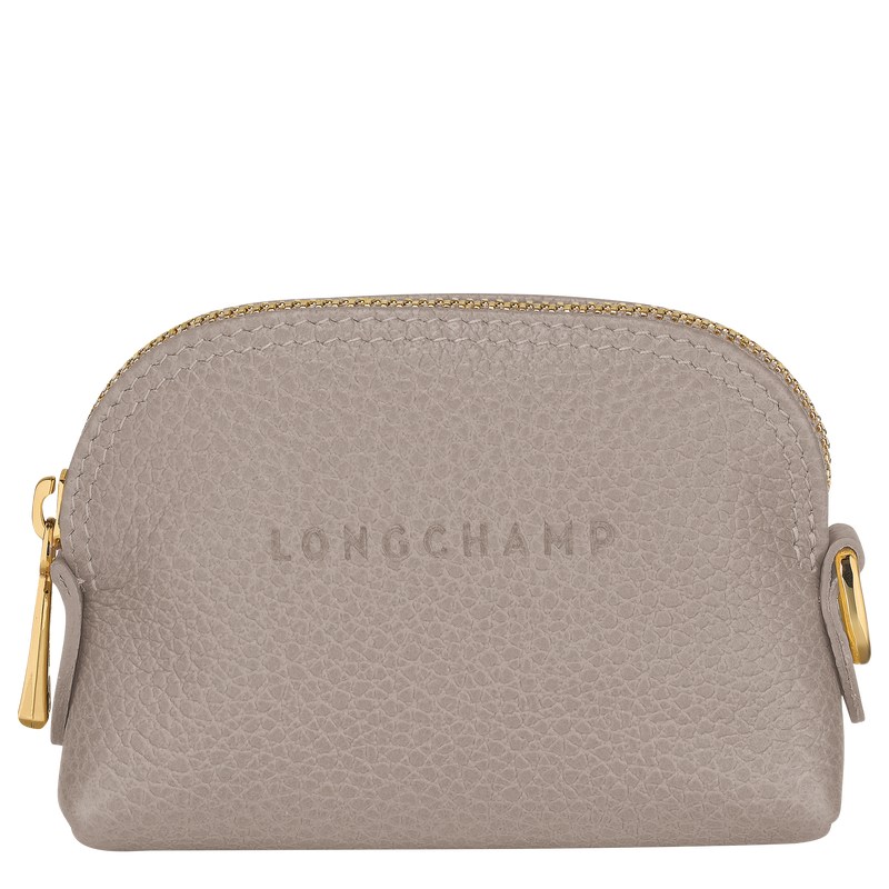 Longchamp Le Foulonné Coin Purse Turtledove | 6854XTNHK