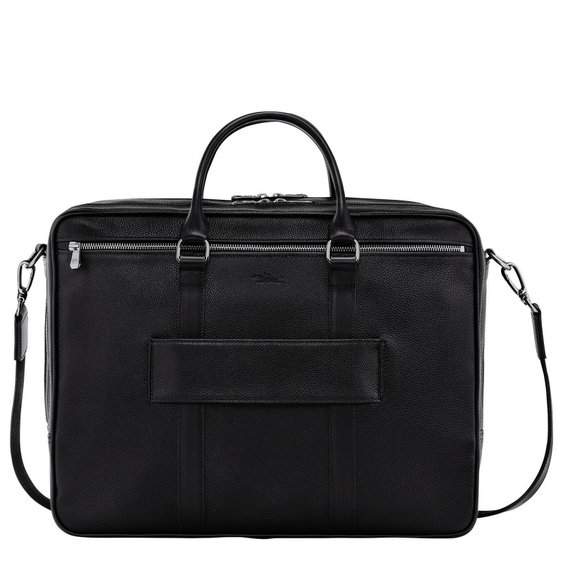 Longchamp Le Foulonné L Briefcase Schwarz | 2754KHXGE