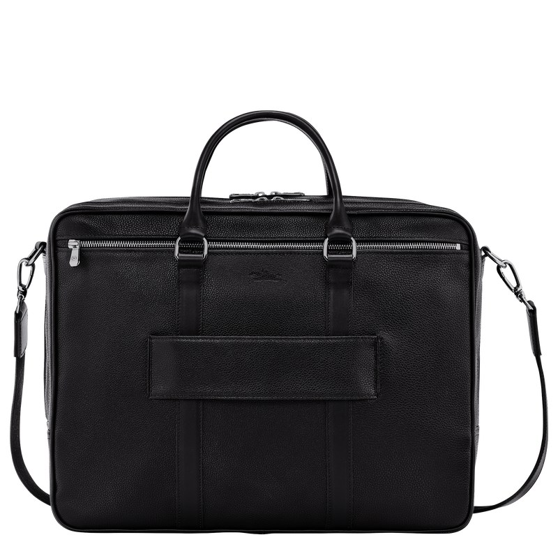 Longchamp Le Foulonné L Briefcase Schwarz | 4583XQPIY