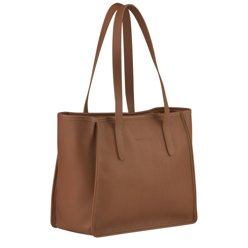 Longchamp Le Foulonné L Tote Bag Caramel | 5382GKSUL