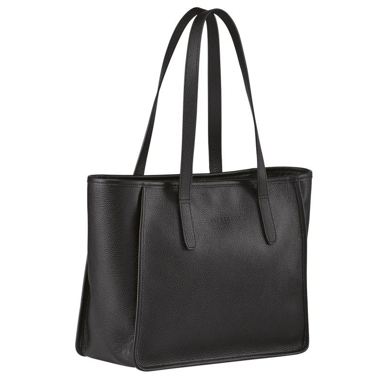 Longchamp Le Foulonné L Tote Bag Schwarz | 1870GDMZO