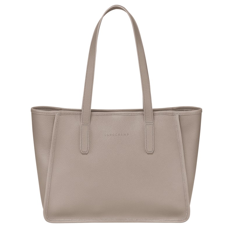 Longchamp Le Foulonné L Tote Bag Turtledove | 6371STCEM