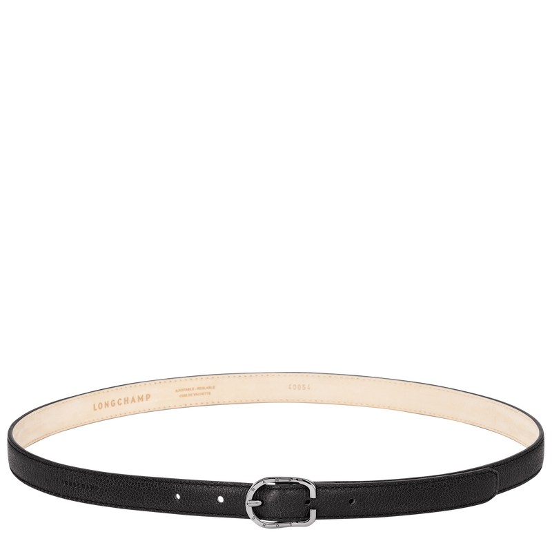 Longchamp Le Foulonné Ladies\' Belt Schwarz | 4568IJWYH