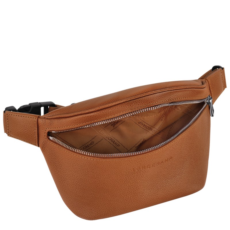 Longchamp Le Foulonné M Belt Bag Caramel | 8702WGYQE