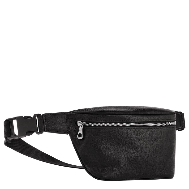 Longchamp Le Foulonné M Belt Bag Schwarz | 0836SCQRO