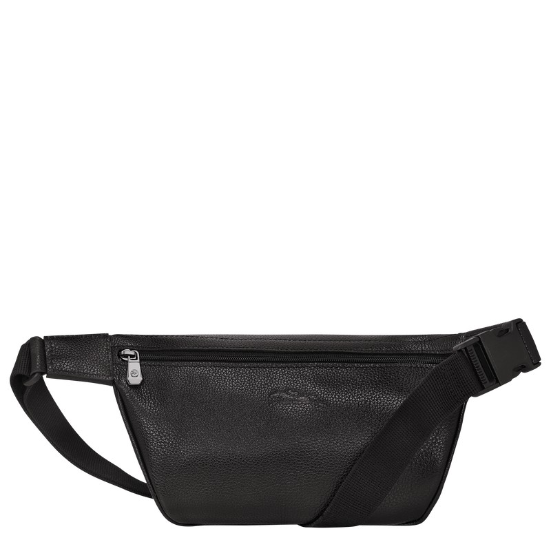 Longchamp Le Foulonné M Belt Bag Schwarz | 0836SCQRO