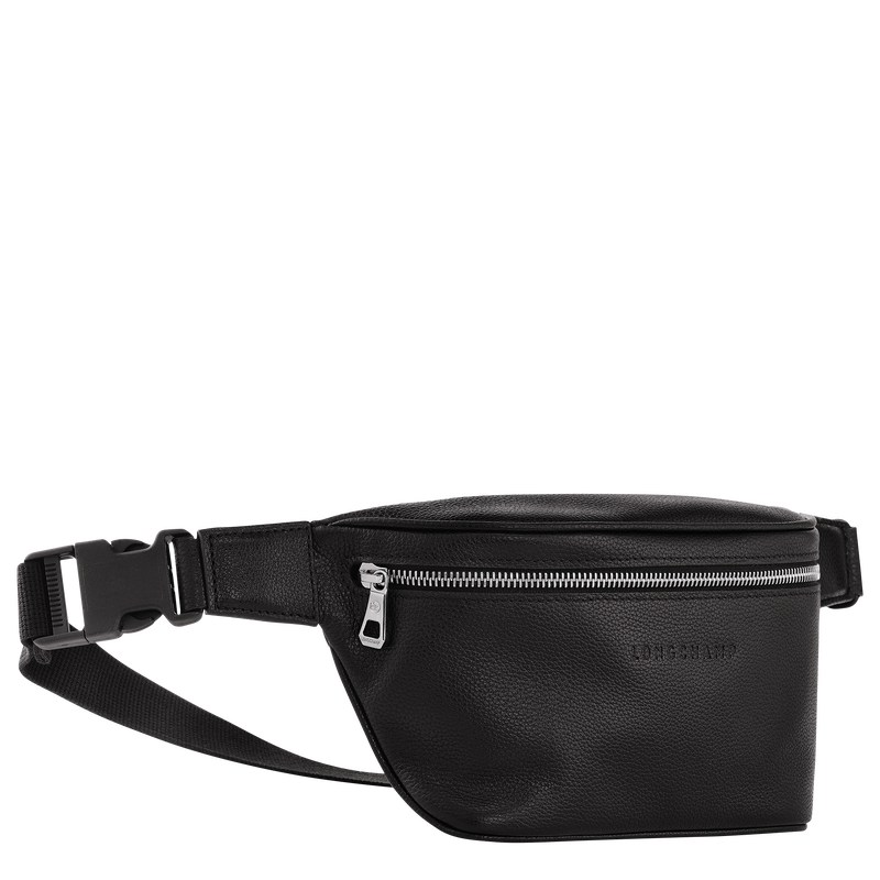 Longchamp Le Foulonné M Belt Bag Schwarz | 3684YAUST