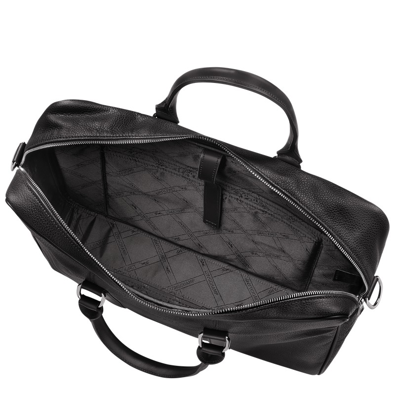 Longchamp Le Foulonné M Briefcase Schwarz | 5286ICAEB