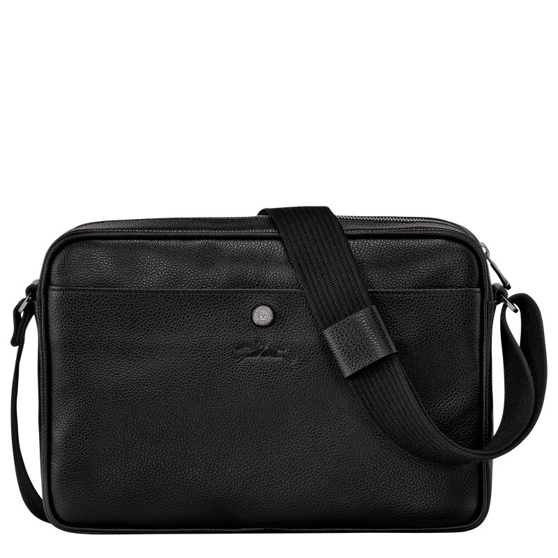 Longchamp Le Foulonné M Camera Bag Schwarz | 0251JNDPZ