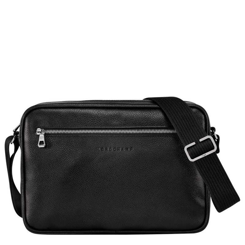 Longchamp Le Foulonné M Camera Bag Schwarz | 0251JNDPZ