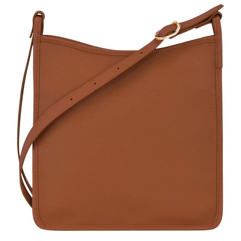 Longchamp Le Foulonné M Crossbody Bag Caramel | 1960ZWXEO