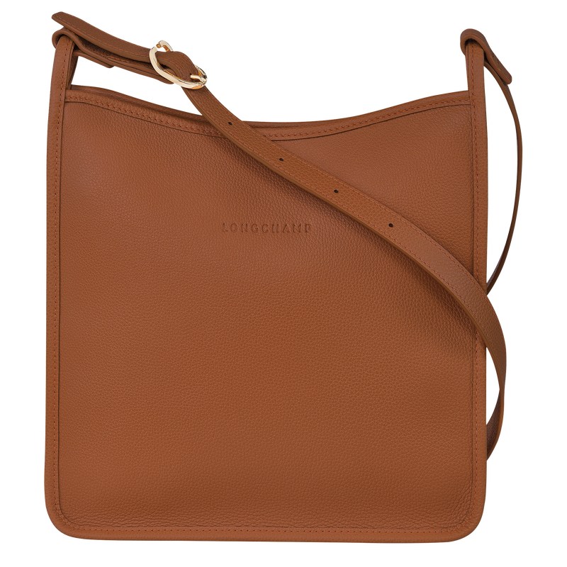 Longchamp Le Foulonné M Crossbody Bag Caramel | 1960ZWXEO