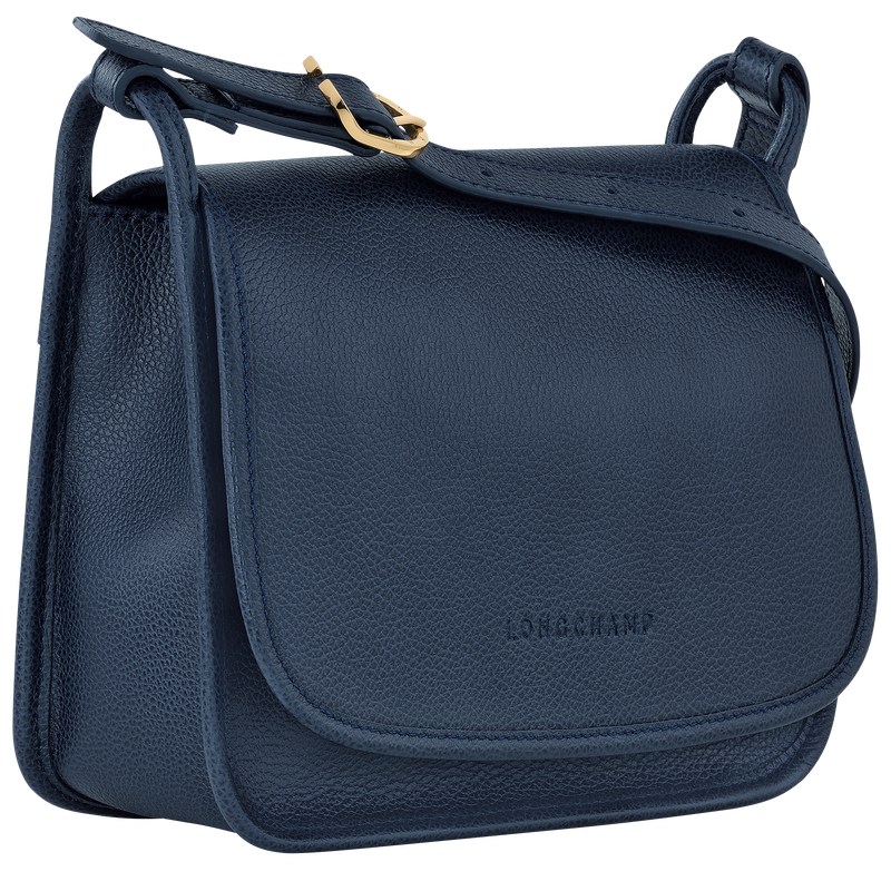 Longchamp Le Foulonné M Crossbody Bag Navy | 0765AHSFY