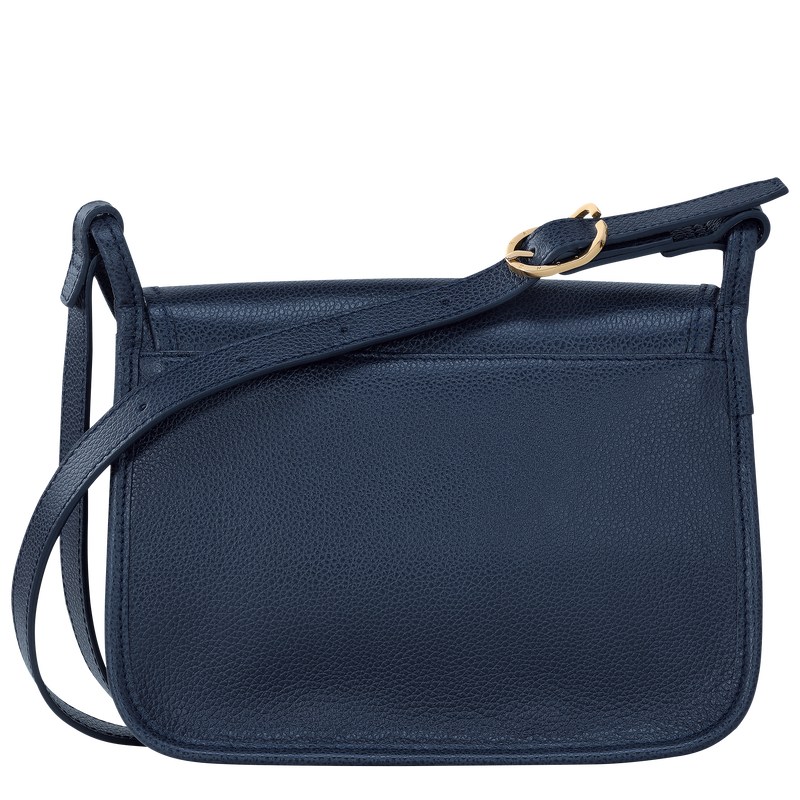 Longchamp Le Foulonné M Crossbody Bag Navy | 0765AHSFY