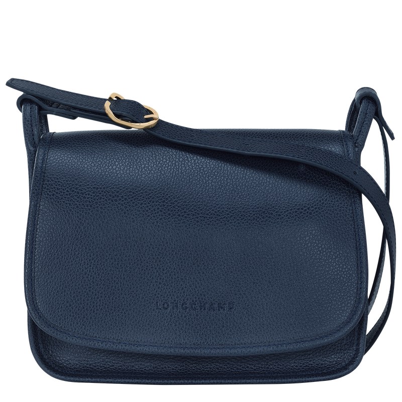 Longchamp Le Foulonné M Crossbody Bag Navy | 0765AHSFY