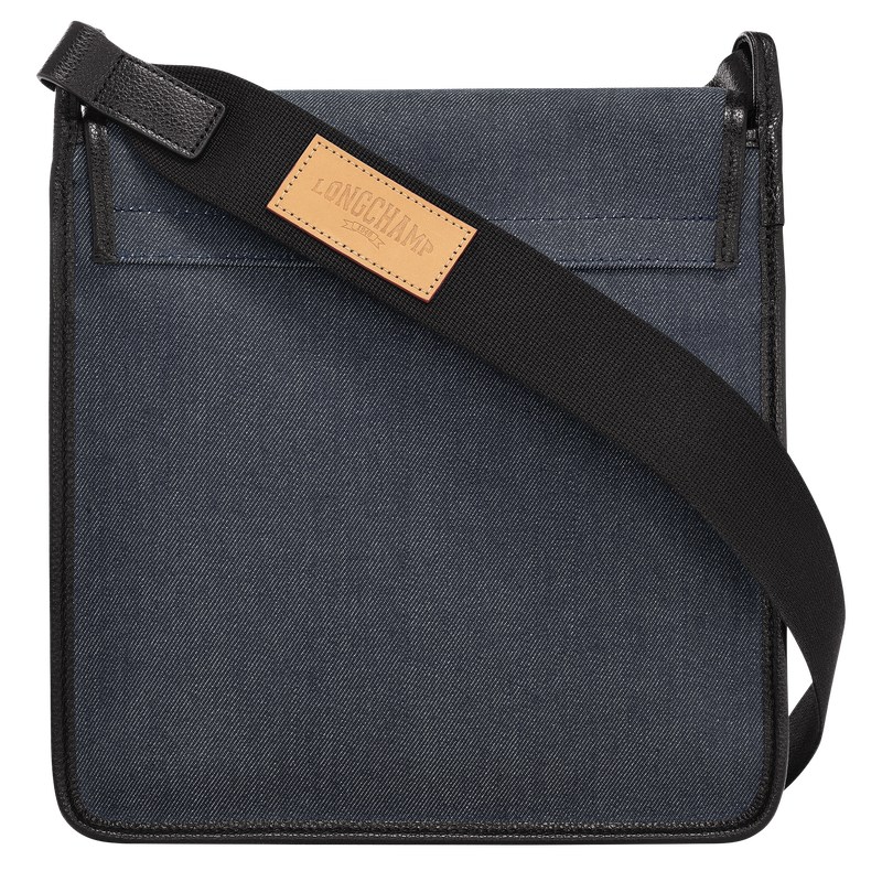 Longchamp Le Foulonné M Crossbody Bag Navy | 1536LRHCB